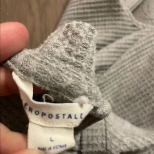 Grey long sleeve sweater